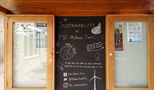 Sustainability Board at Malham Tarn